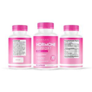 dr. kayla's hormone support: liver & bone health supplement