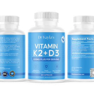 Dr. Kayla's Vitamin D3+K2 Supplement