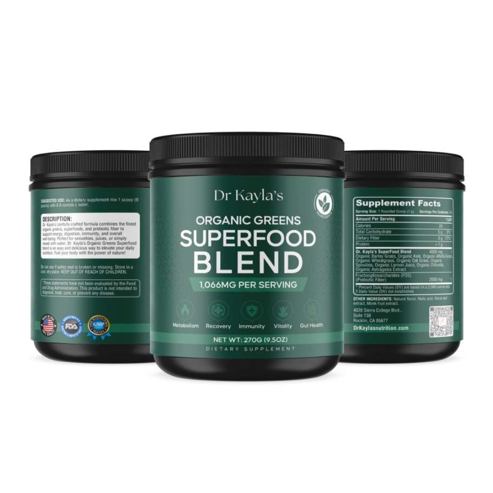 PRE ORDER TODAY! Organic Greens Superfood Blend 1066MG Per Serving